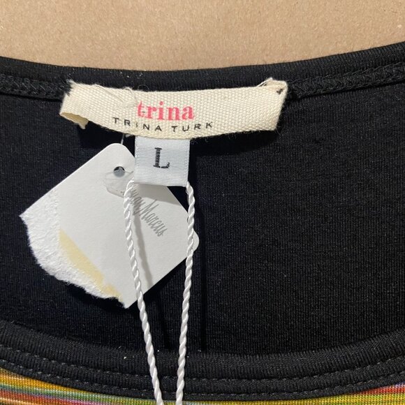 Trina Trunk Montecito Long Sleeve Bodycon Dress Size Large - Picture 4 of 5